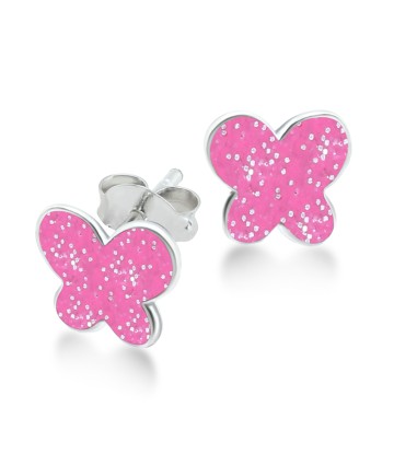 Kids Stud Earring Colorful Butterfly STE-309